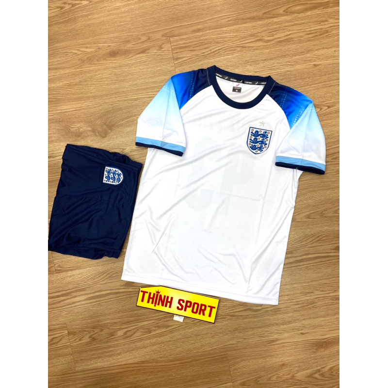 ÁO BÓNG ĐÁ TUYỂN ANH, ÁO ĐÁ BANH TUYỂN ANH, IN TÊN SỐ THEO YÊU CẦU