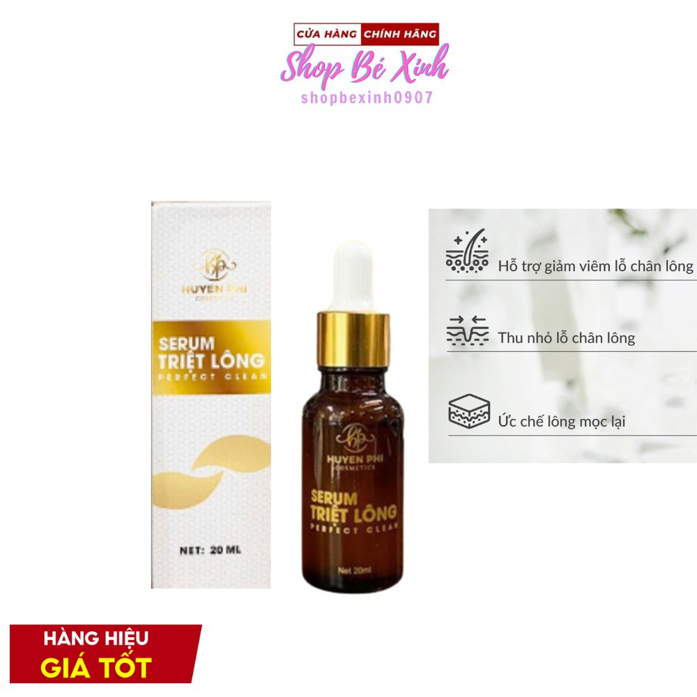 Serum triệt lông vĩnh viễn huyền phi 20ml ( mẫu thử chính hãng )