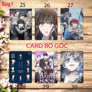 Card bo góc Dark Moon the blood altar 6 ảnh khác nhau/ Thẻ card hình Dark Moon the blood altar