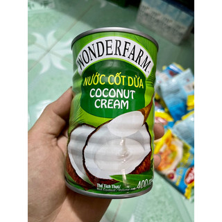 Nước cốt dừa Wonderfarm lon 400ml