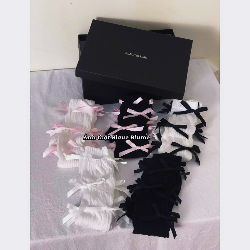 𝐁𝐥𝐚𝐮𝐞𝐁𝐥𝐮𝐦𝐞🦋 Tất nơ giống Jennie Black Pink trong concert BornPink ở HN