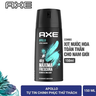 Xịt Khử Mùi Toàn Thân Cho Nam AXE Apollo 48H Non Stop Fresh 150ml