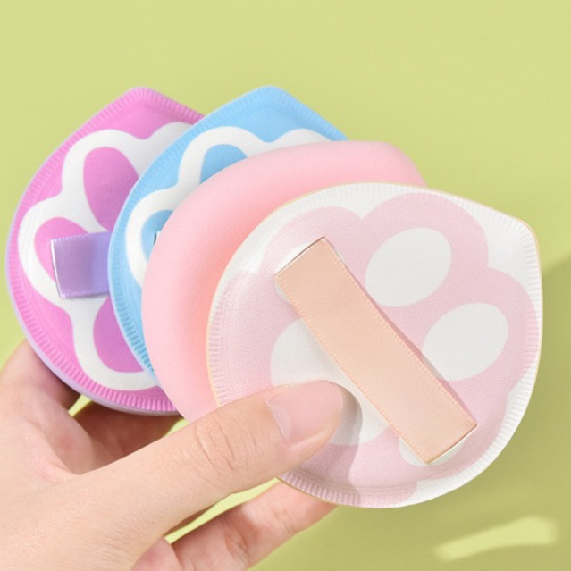 Mút Tán Trang Điểm BIG SIZE XL Kẹo Bông Hình Chân Mèo SOCIU