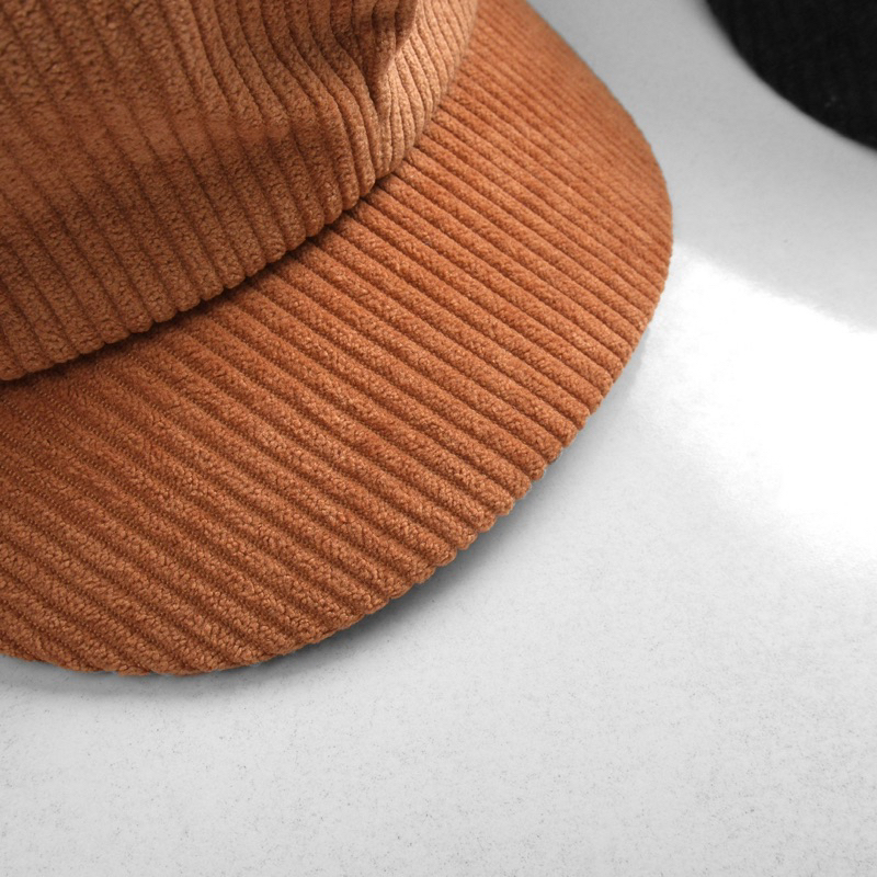 Mũ nồi MLB Corduroy Newsboycap Boston, mũ trái bí Meowist