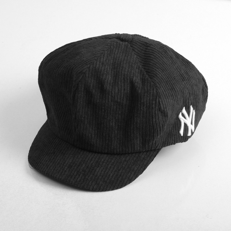 Mũ nồi MLB Corduroy Newsboycap Boston, mũ trái bí Meowist