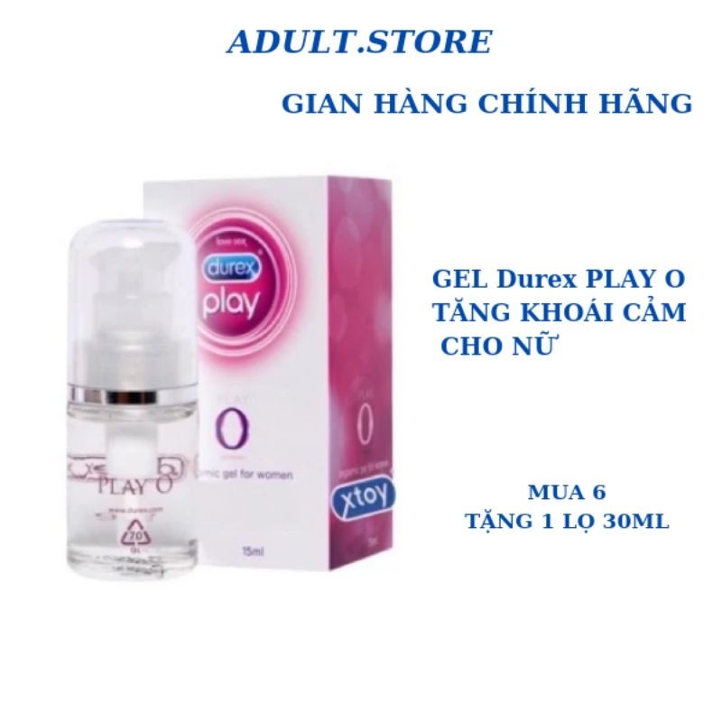 Gel Bôi trơn durex Tăng Khoái Cảm Cho Nữ gel Durex Play O gốc nước an toàn, không mùi 15ml