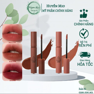 Son kem lì 3CE Velvet Lip Tint New Nude Taupe Going Right Childlike Pink Break Private Best Ever Daffodil - Huyenmio