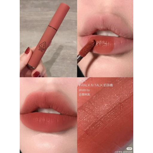 Son Kem 3CE Velvet Lip Tint Childlike Taupe Speak up Walk n talk Definition Bitter hour Like Gentle- Huyenmio