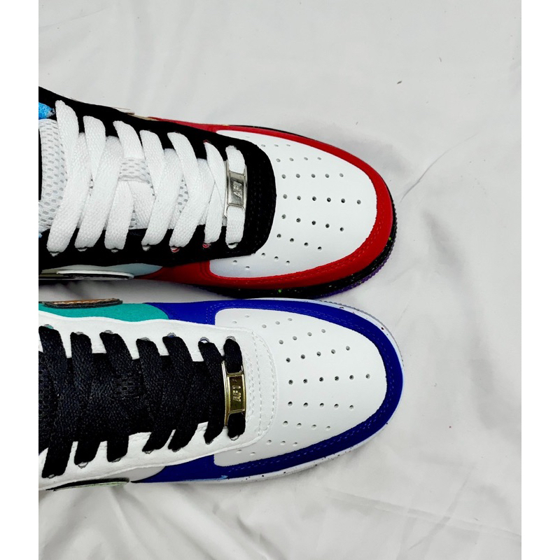 Giày Thể Thao Nike_Air Force 1 07 Lv8 What The La, Giày Sneaker Af1 7 Màu Nyc Cổ Thấp