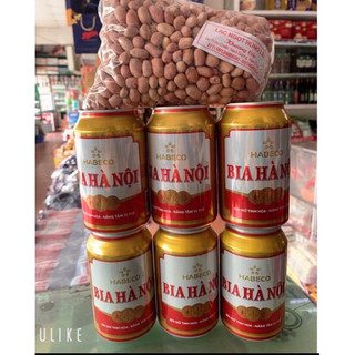 Sét 6 lon bia hà nội loại 330ml