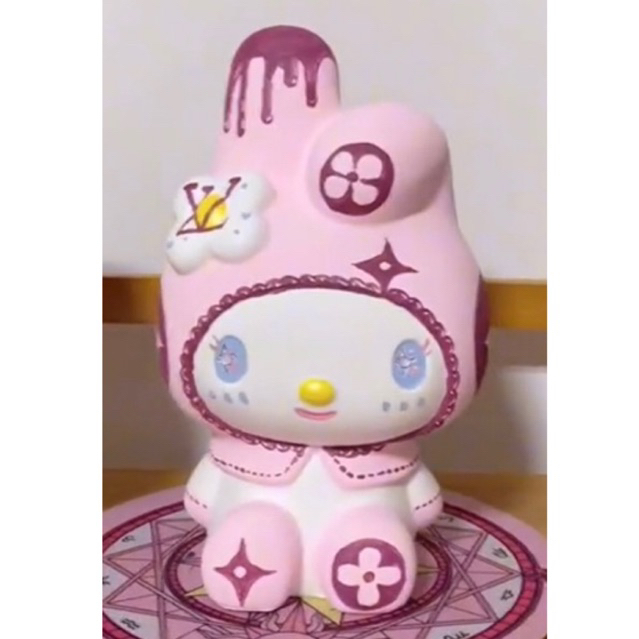 Tượng tô màu thạch cao hình melody size lớn XXL