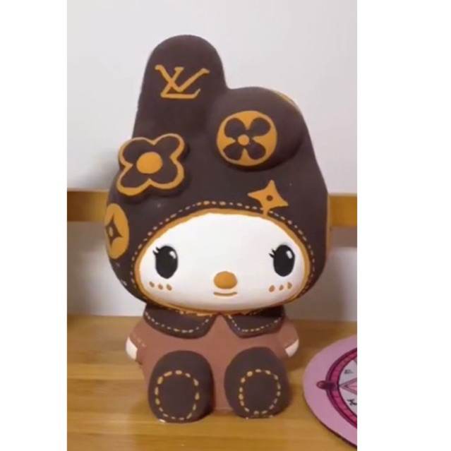 Tượng tô màu thạch cao hình melody size lớn XXL