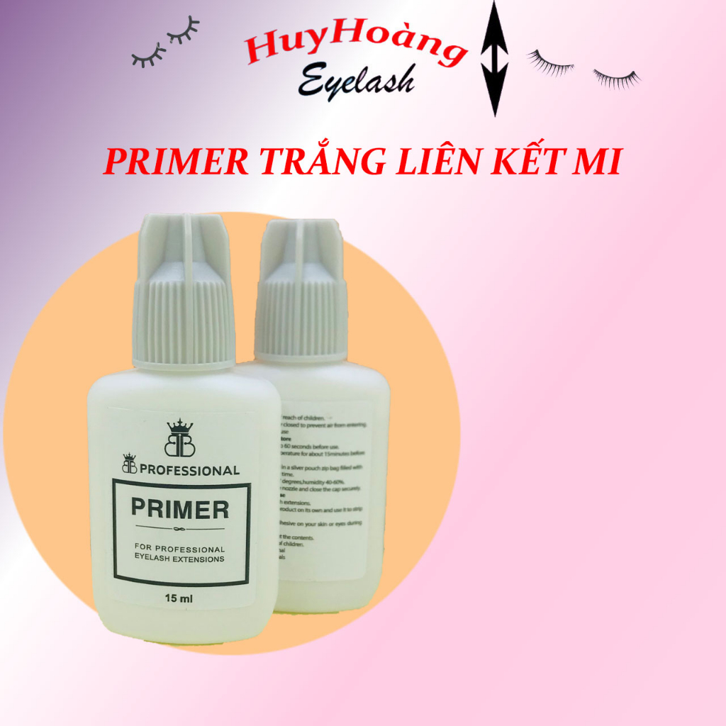 PRIMER TRẮNG LIÊN KẾT MI - DỤNG CỤ NỐI MI - HUY HOÀNG MI
