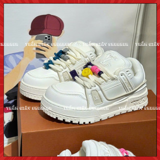 Giày thể thao Lv charm sticker SC fullbox , Giày sneaker lv trắng độn đế dành cho Nam Nữ Siêu hot hít