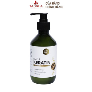 Dầu Xả Keratin Mộc Nhu chai 300ml giúp phục hồi tóc bảo vệ và suôn mượt tóc