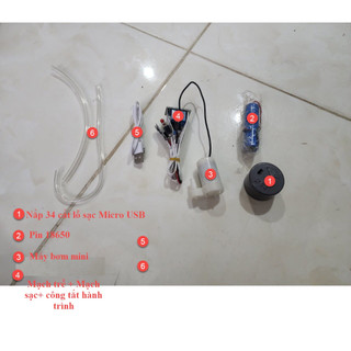 Combo Mạch Chế Máy Rót Ruou Tự Động 3v7 Hàn sẵn freeship