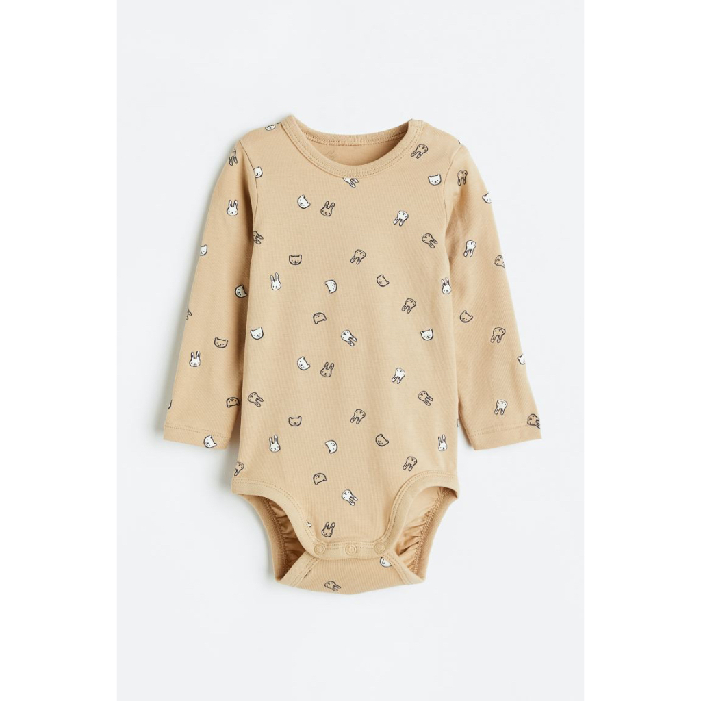 Bodysuits dài tay, 100% cotton mềm mại, hàng  UK US JP săn SALE