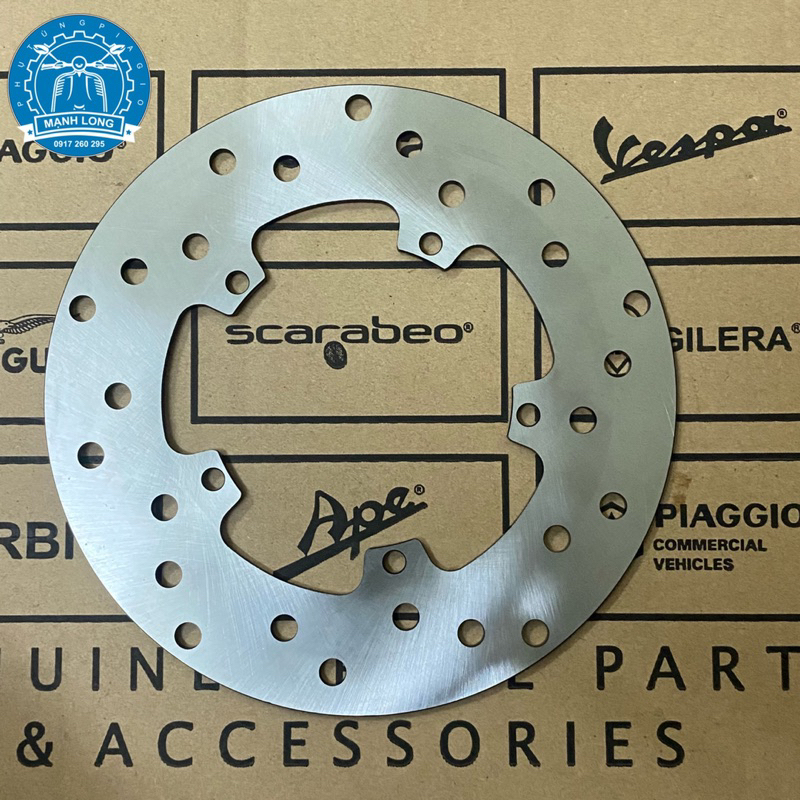 Đĩa phanh trước, Đĩa thắng trước Vespa sprint 3v, Lx, Primavera 3v, LXV, S, ET ( chính hãng )