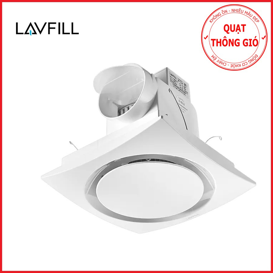 💎Tổng kho KHALIK💎 Quạt thông gió âm trần mặt phẳng LAVFILL LFCV-16D, LFCV-12D