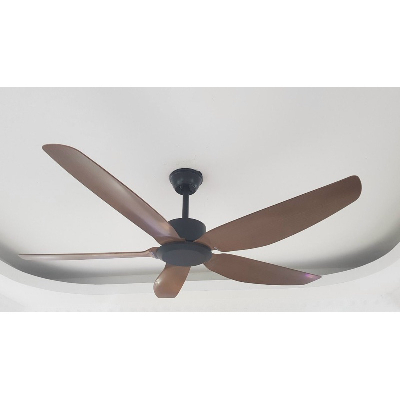 Quạt trần trang trí 5 cánh nhựa 1.42m, Động cơ DC LÕI ĐỒNG siêu êm, siêu mát 901