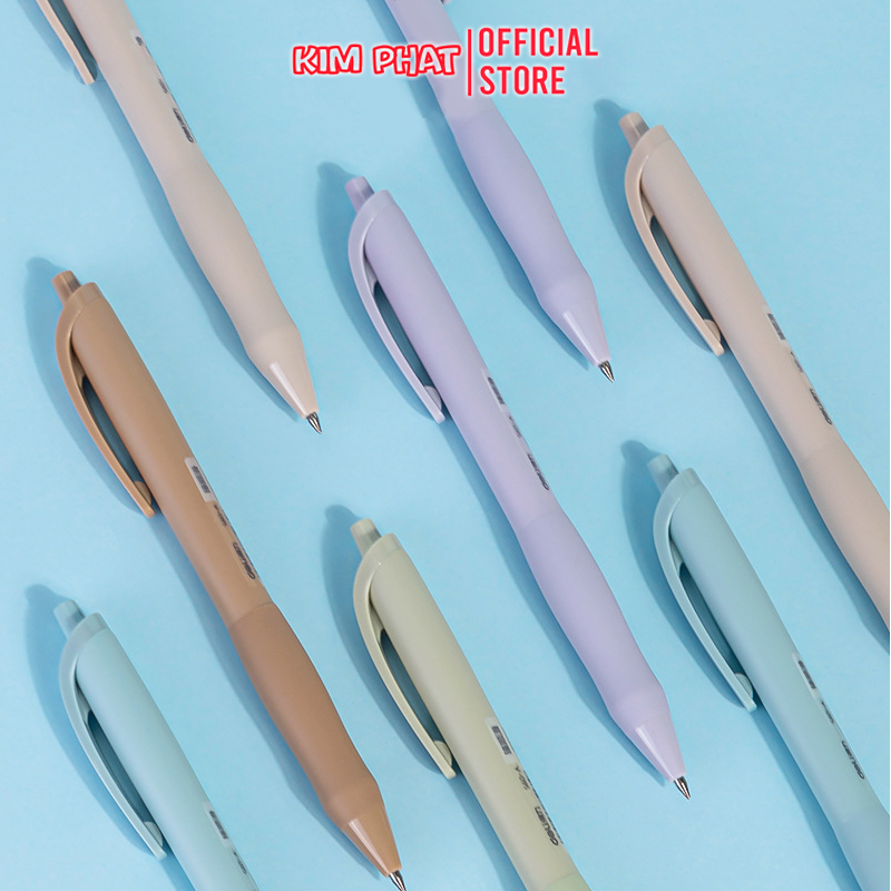 Bút bi nước mực Gel Deli S60-A5 - Mực đen - Ngòi 0.5mm - Có ruột thay thế S206 - 1 chiếc