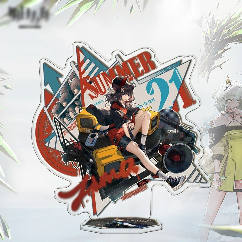 Mô hình nhân vật standee game ARKNIGHTS mica in hình anime chibi trang trí trưng bày