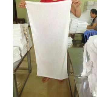 Khăn tắm mỏng trắng loại 1m siêu thấm hút