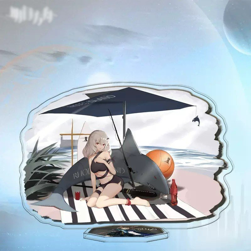 Mô hình nhân vật mica standee Arknights in hình anime chibi trang trí trưng bày