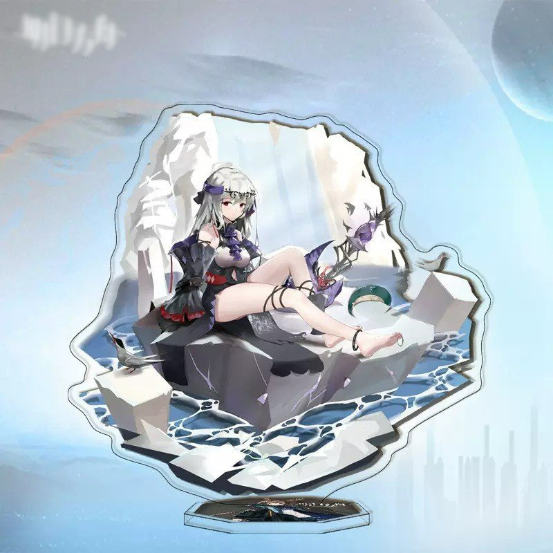 Mô hình nhân vật mica standee Arknights in hình anime chibi trang trí trưng bày