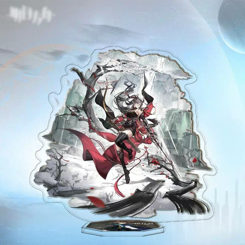 Mô hình nhân vật mica standee Arknights in hình anime chibi trang trí trưng bày