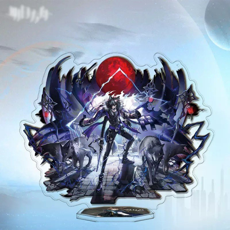 Mô hình nhân vật mica standee Arknights in hình anime chibi trang trí trưng bày