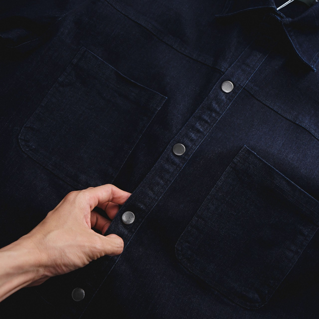 Big size - Áo khoác jean big size vải jean co giãn <130kg Big Men