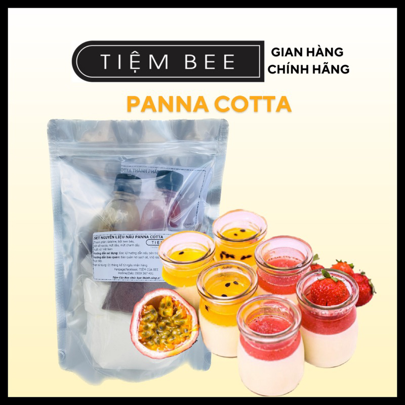 Set Nguyên Liệu Làm Panna Cotta TIỆM BEE