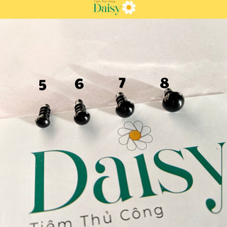 Set 10 cái mắt thú chốt vặn an toàn size 5-8mm