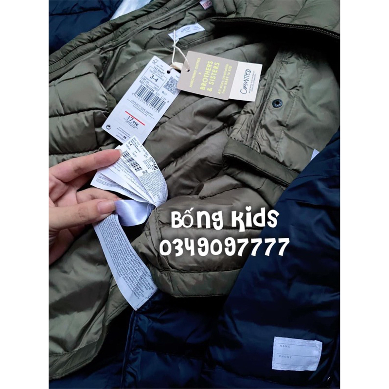 Áo Gile Phao Bé Trai Phao Mềm Basic Siêu Nhẹ MG