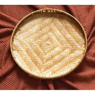 (Kho sỉ có hỏa tốc) Mẹt tre viền mây TIỆM MÂY TH