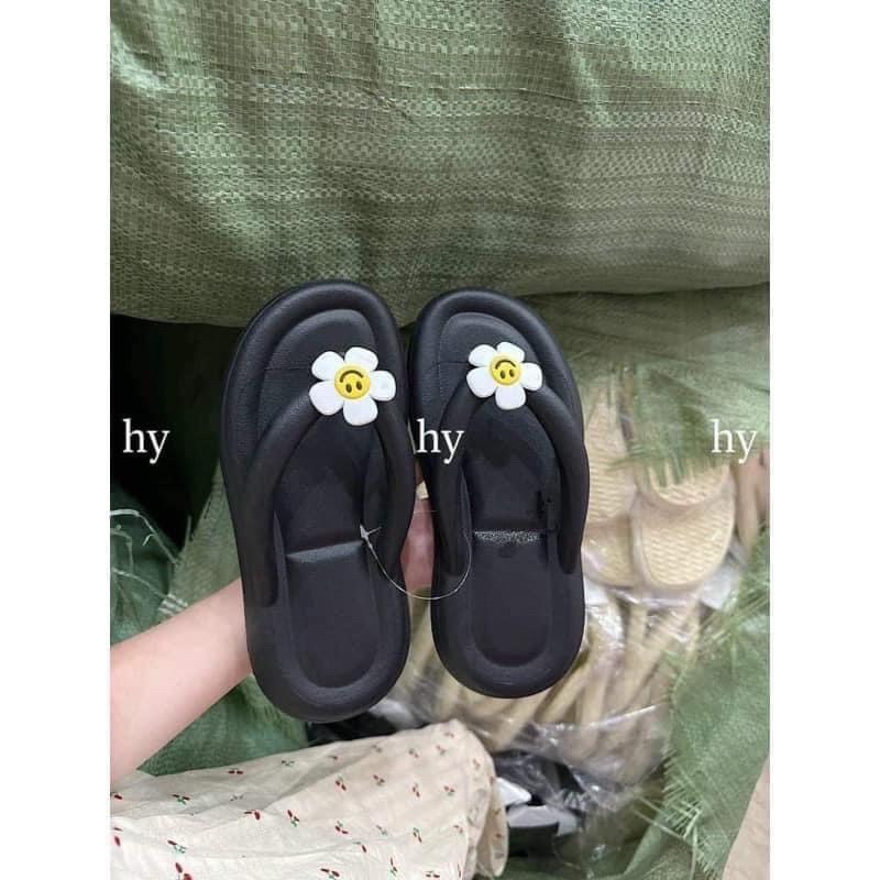 Dép Kẹp, Tông kèm sicker hoa cúc đi biển siêu xinh