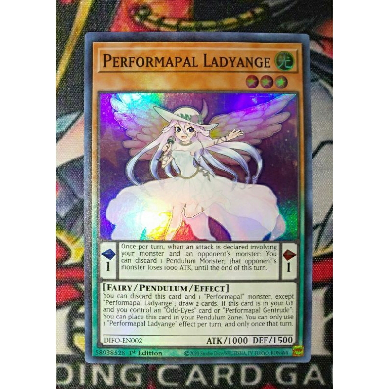 Thẻ bài Yugioh: Performapal Ladyange  - DIFO-EN002