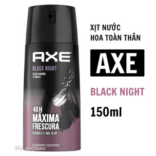 Xịt Khử Mùi Toàn Thân Nam Axe Black Night 150ml