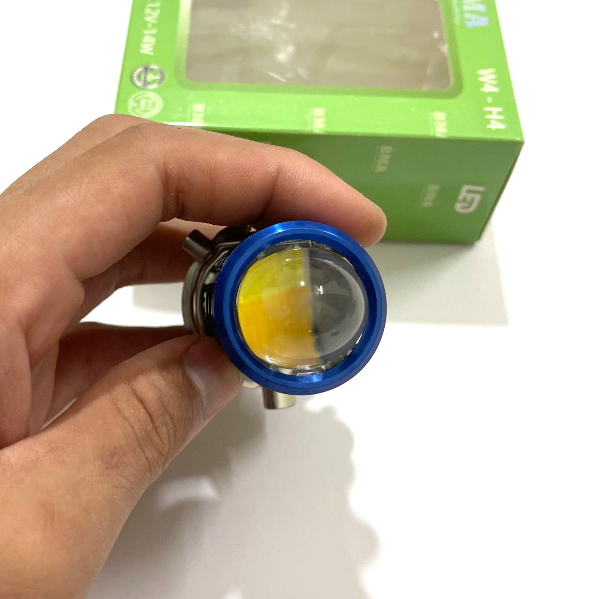 Led Pha 2 Màu BMA Chân H4-M5 Lắp Mọi Dòng Xe Siêu Sáng