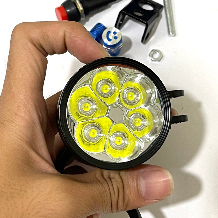 Đèn Trợ Sáng L6 ngắn 3 Chế Độ Sáng Mạnh Bảo Hành 1 Năm
