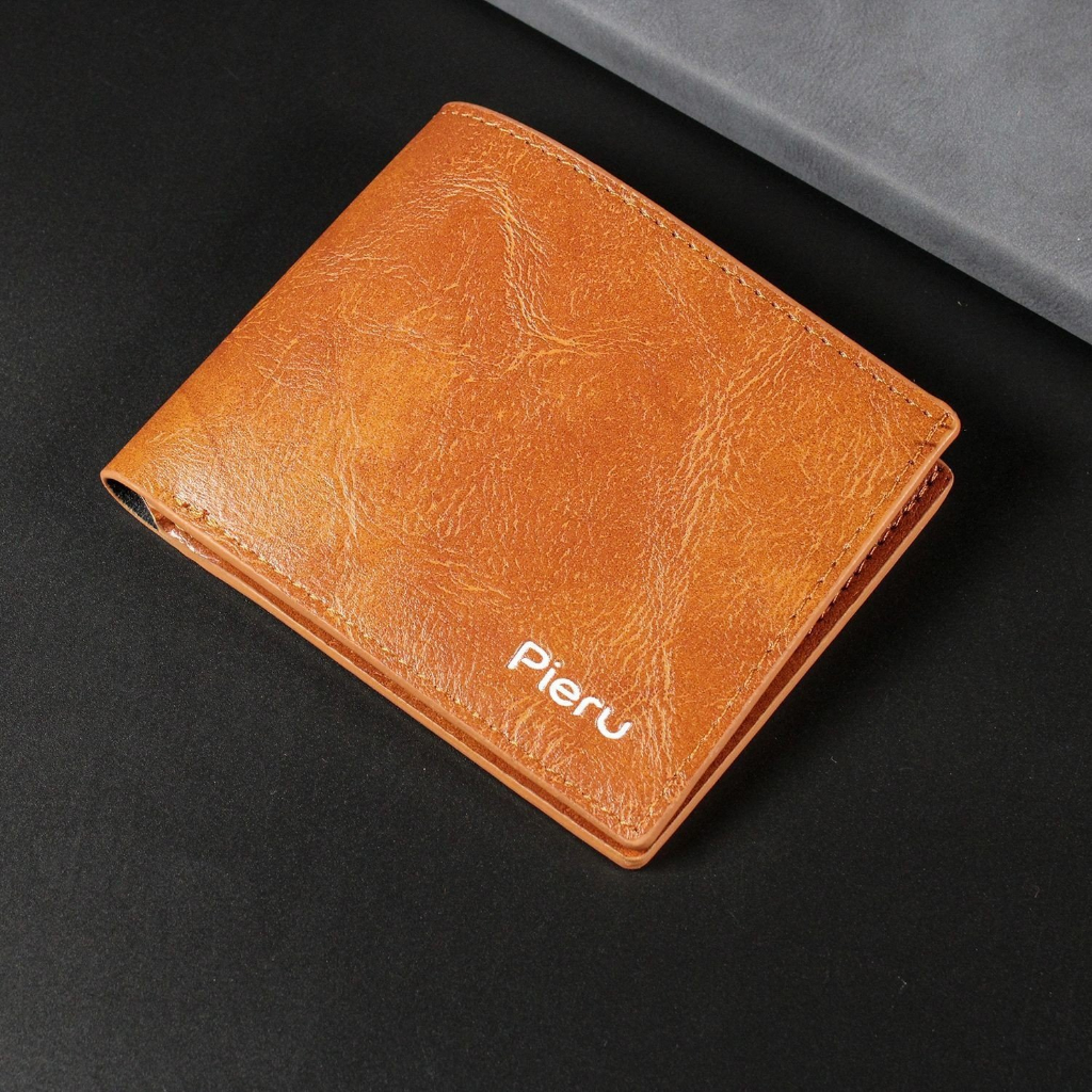 Ví Nam Da Pu trơn  Cao Cấp, Bóp Nam Thời Trang Mini