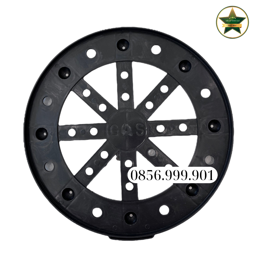 Đế lót bình gas màu đen nhựa nhiệt dẻo bền đẹp chống trầy xước nền (201 đến 1000 sp)