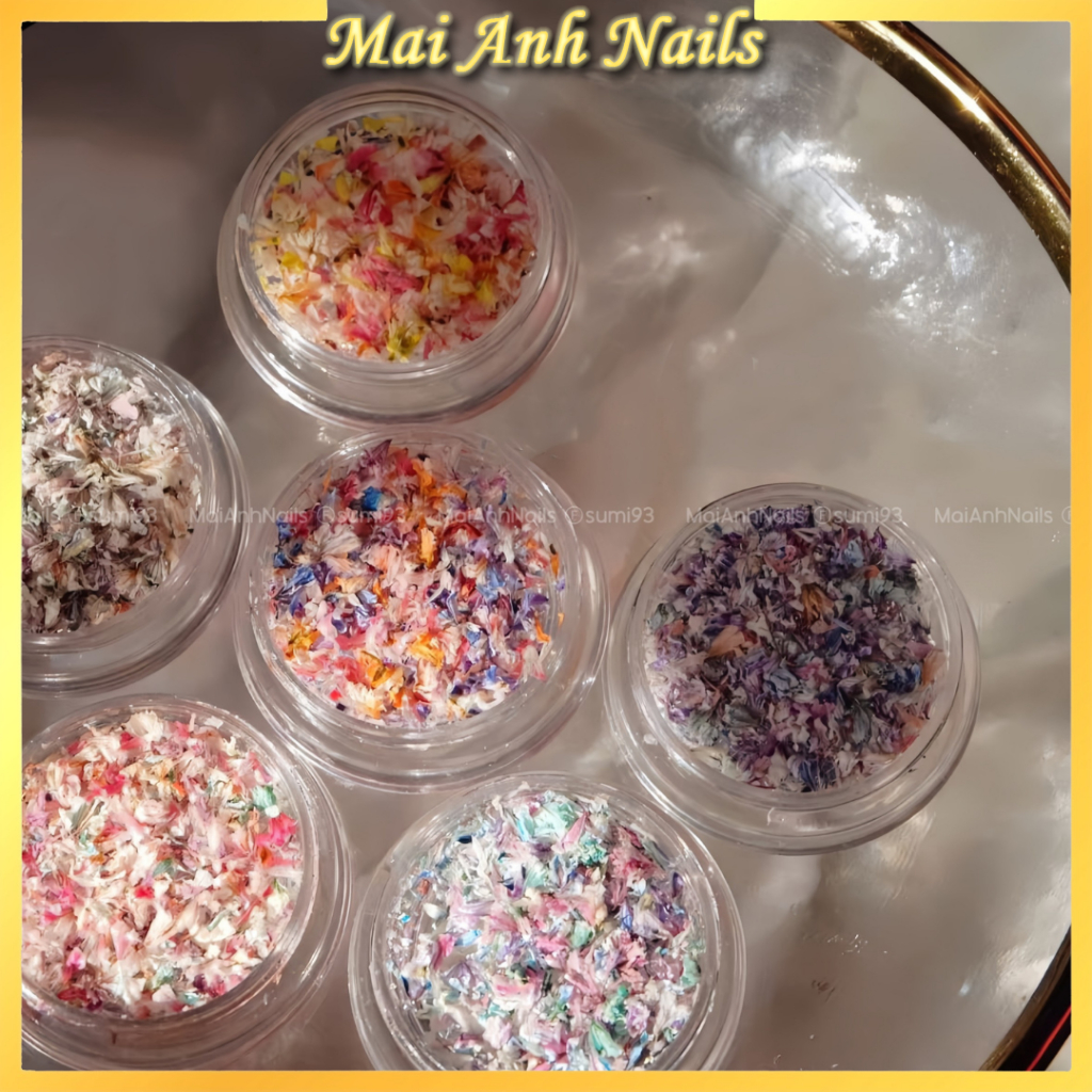 Hoa Khô Nhí ẩn trang trí nail mã 3 MaiAnhNails