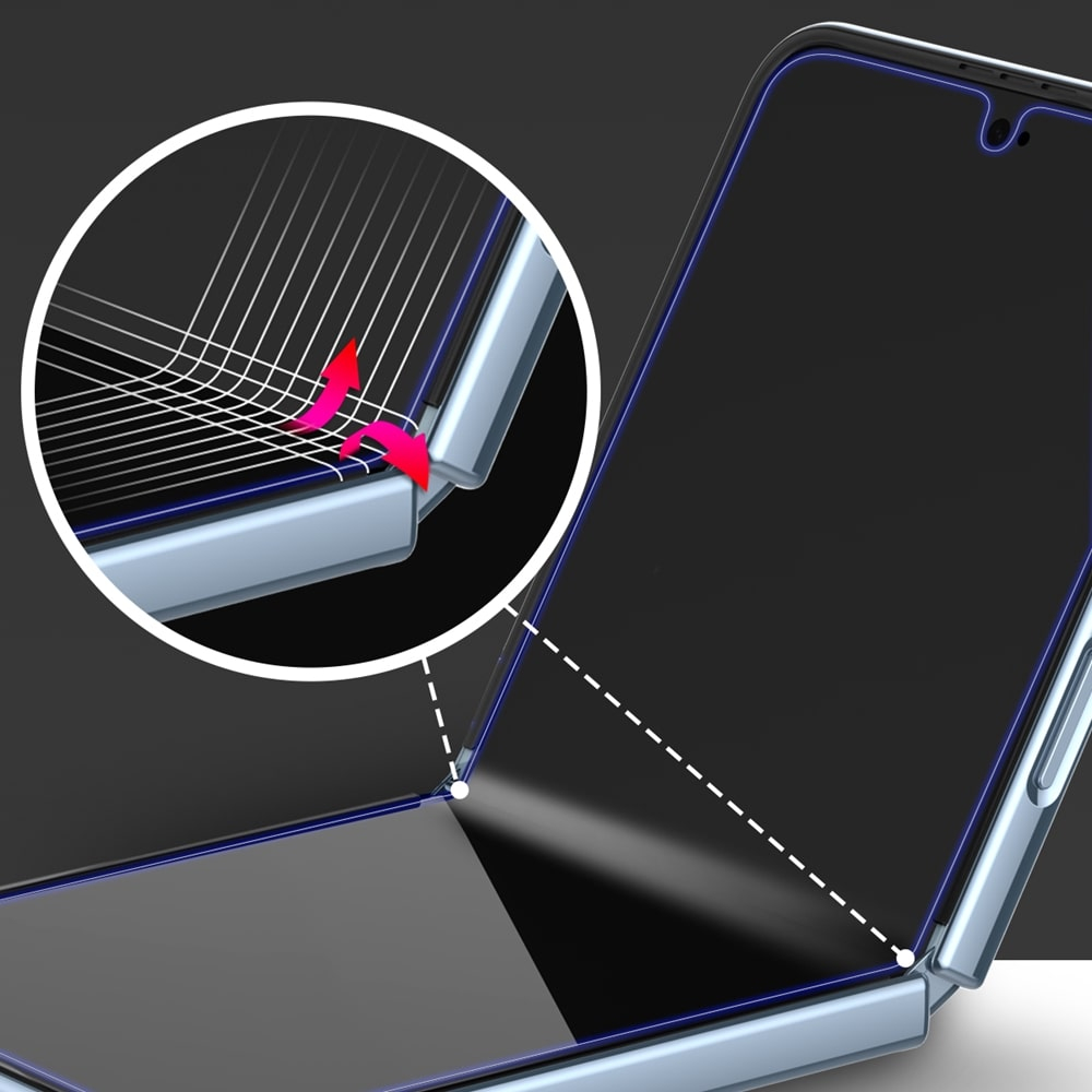 Dán màn hình Samsung Z Flip 5 / Samsung Z Flip 3 5G / Z Flip 4 full màn dẻo trong suốt - Dán dẻo Samsung Galaxy Z Flip 5