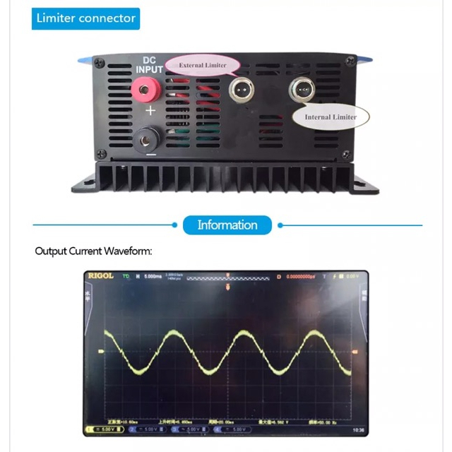 Sun 1000 - 45-95V biến tần hoà lưới bám tải sun 1000w