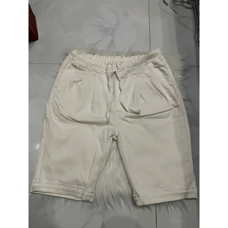 Pass Quần kaki ngố màu trắng ngà