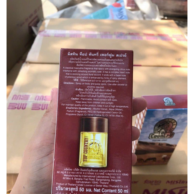 Nước Hoa Con Ngựa Top Country Mistine Thái Lan 50ml