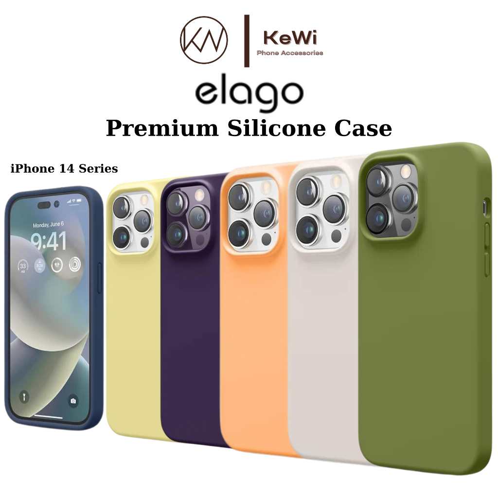 Ốp Lưng Case Elago Dành Cho iPhone 14 Pro Max / iPhone 14 Pro, Elago Premium Silicone Case - Hàng Chính Hãng