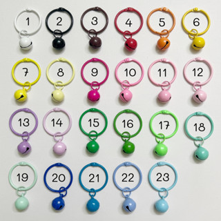 10 cái khoen móc khoá kèm chuông [INBOX CHỌN MÀU]